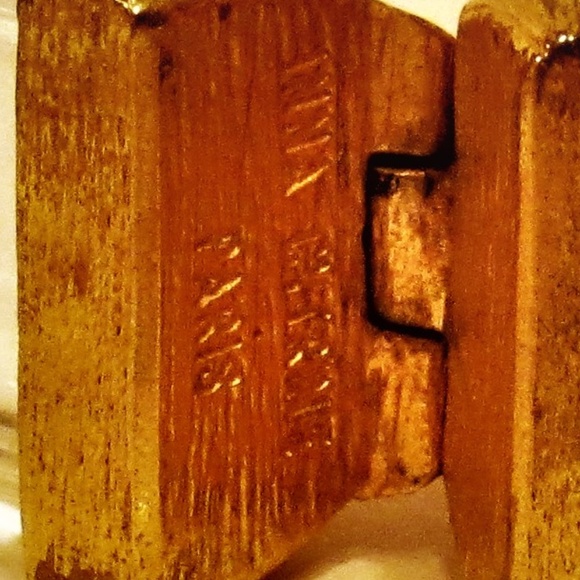 Vintage Early Inna Cytrine Lucite Gold Bracelet - Picture 8 of 8